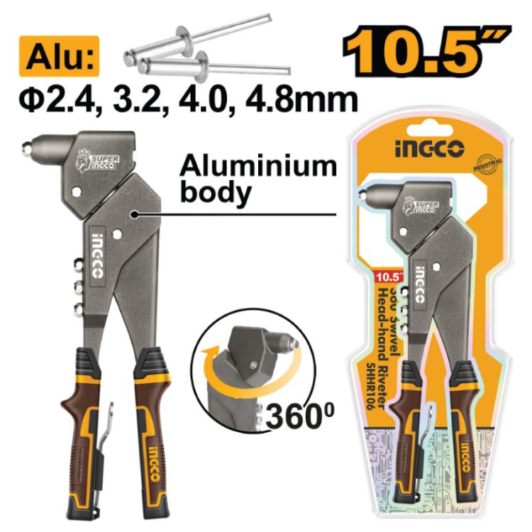 Picture of RIVETER HAND 360DEG SWIVEL (INGCO)