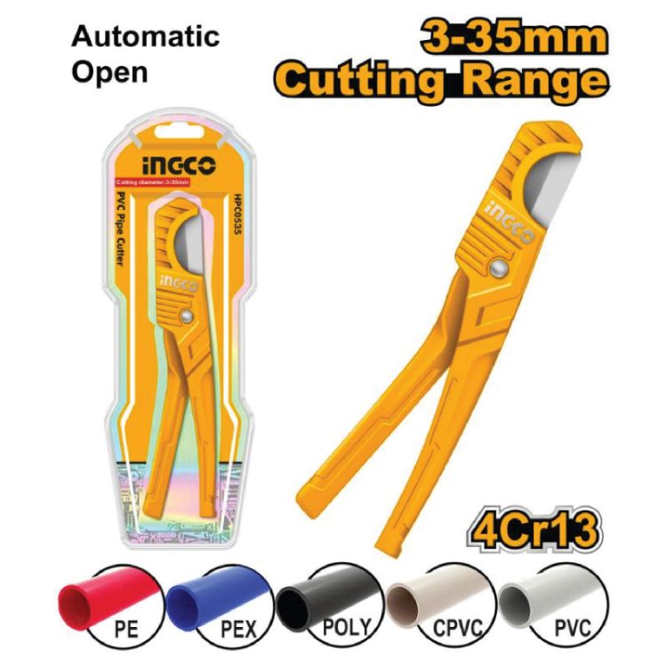 Picture of PIPE CUTTER PVC 3-36MM (INGCO) 210MM