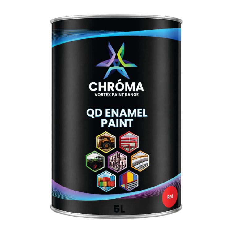 Picture of ENAMEL PAINT BLK 5LTR QD CHROMA (NT)